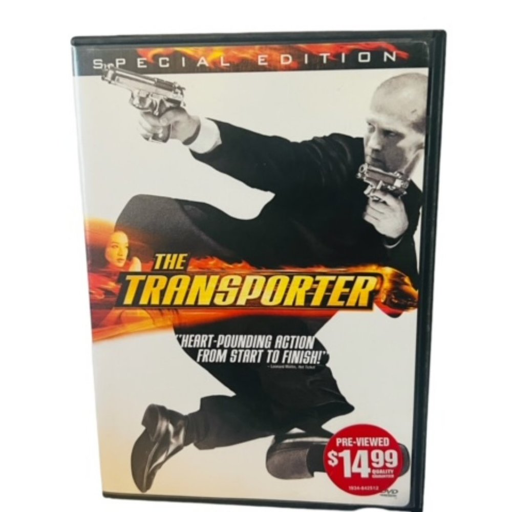 DVD Movie Vtg The Transporter 2003 Blockbuster Video Jason Statham Shu Oi action